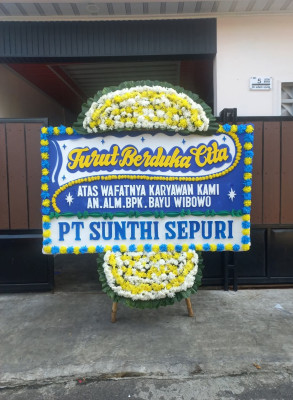 Papan Bunga Duka di Jangkang